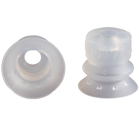 Fipa Bellows vacuum cup diam. 20 mm, Silicone transparent 23.020.140.2